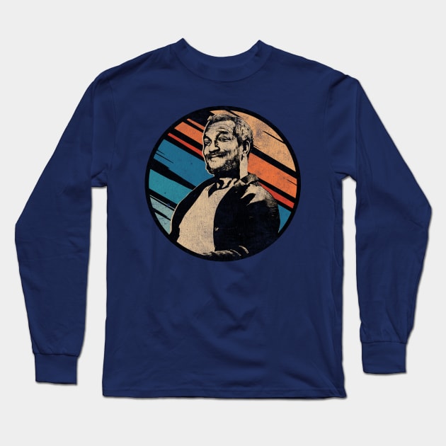 Fred Sanford And Son - Circle Retro Vintage Long Sleeve T-Shirt by LADIES TRIPER